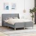 Prolenta Maison Exclusive - Lit exclusif avec sommier et matelas, couleur gris clair, dimensions 120 x 200 cm, en polyester