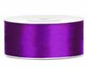 Partydeco Cadeaulint - paars - 2,5 cm x 25 meter - satijn