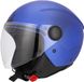 Acerbis Brezza Metallic, casque ouvert, Bleu Mat, S