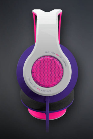 Gioteck TX-30 - Gaming Headset - Zwart/Wit/Roze