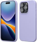 kwmobile Case voor iPhone 15 Pro - Slank TPU-Hoesje met Zachte Afwerking - In lavendel
