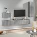 Prolenta Maison Exclusive - Set van 4 TV-meubels, grijs sonoma, composiethout
