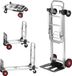 VEVOR 2-In-1 Steekwagen Opvouwbaar 113/181 Kg Laadvermogen Transportwagen Aluminiumlegering en Koolstofstaal Steekwagen ⇋ Platformwagen voor Laad- en Transporttaken Binnen en Buiten