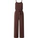 ESMARA® Combinaison en crêpe femme (marron, S(34/36))