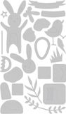 Sizzix Thinlits Snijmal - Paasfeest - 23 stuks