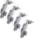 SnelShoppen - 165° Soft Close Scharnieren 35mm met Hydraulische Demper voor Keuken- en Kasten Deuren - 4 Stuks - Volledige Overlay - Stille Beweging - Staal