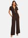 Love & Roses Jumpsuit Chocoladebruin / Goud