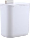Relaxdays Gft afvalbakje - 9 liter - wit