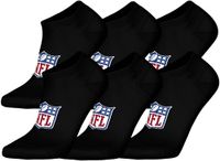 Nfl NFL SHIELD Sneaker Socks - 6-pack - Zwart - Maat 43/46