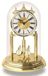 Montre annuelle avec mouvement à quartz et couvercle en verre, 23 cm, doré