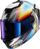 Shark Spartan GT Pro Carbon Sthyr Helm - Integraalhelm - Carbon White Chrome - Maat L