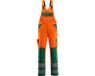 Mascot Safe Compete Amerikaanse overall met kniezakken 07169-860 - hi-vis oranje/groen - C48