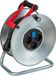 Brennenstuhl Silver Brico-250 Kabelhaspel met USB-/elektrische kabelhaspel met 3 stopcontacten en 2 USB-opladeraansluitingen (binnenkant, metalen flessen, 25 m kabel, gemaakt in Frankrijk