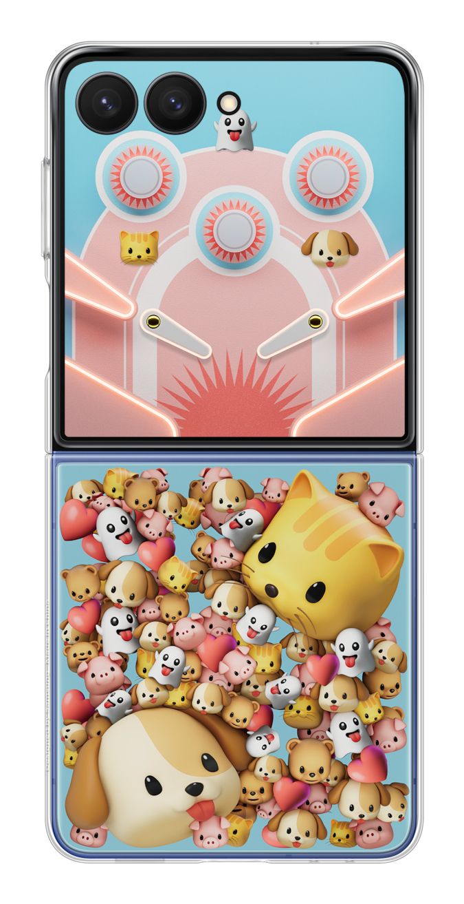 Samsung Galaxy Z Flip 7 Hoesje - Flipsuit - Transparant