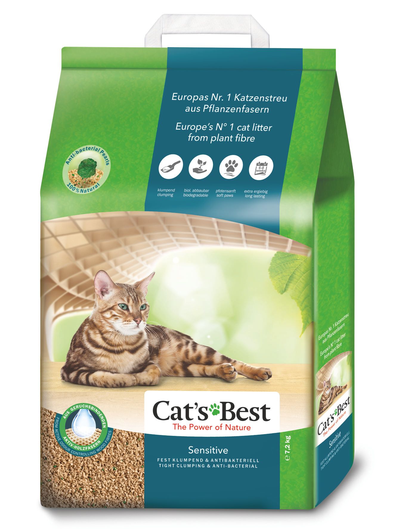 Cat's Best Sensitive - Kattenbakvulling - 20 l
