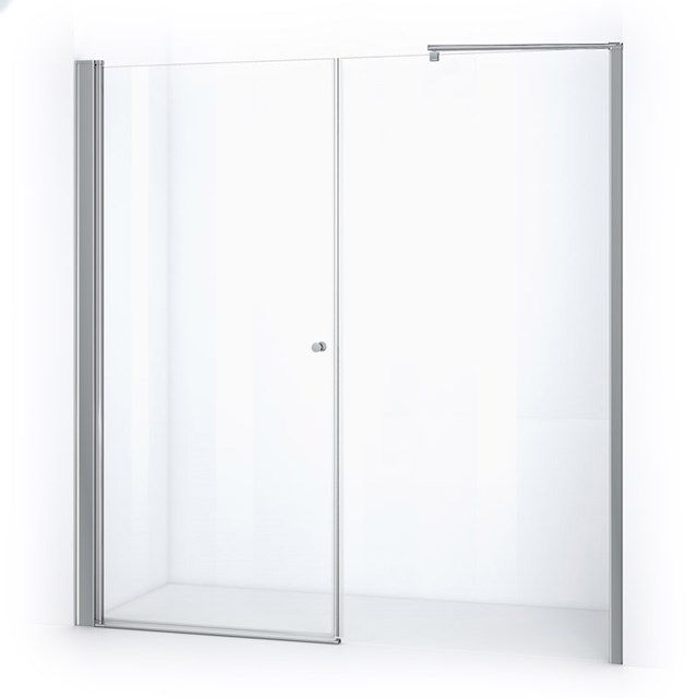 Maxaro Douchewand met Draaideur Zircon Comfort 200cm Chroom