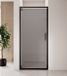 Badplaats Douchedeur Seattle 80 x 190 cm – Noir Verre Fumé – Paroi de douche 6 mm Verre de Sécurité
