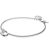 ZINZI Zilveren Armband met Witte Zirkonia ZIA1830