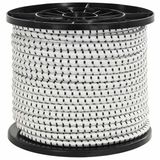 vidaXL Bungee Koorden 10 mm Zwart en Wit PP en rubber