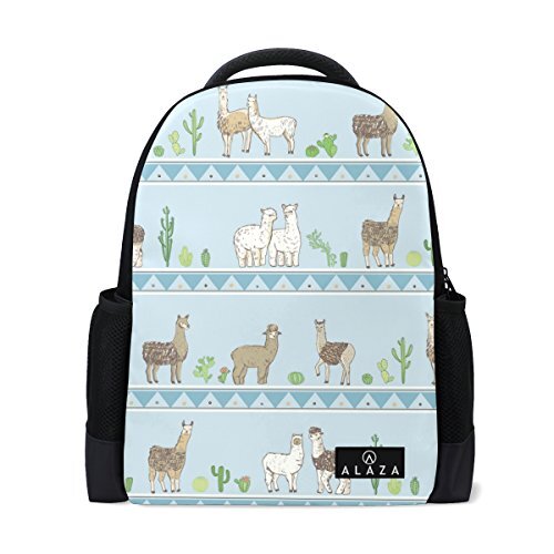 My Daily Mijn dagelijkse schattige Lama Cactus Rugzak 14 Inch Laptop Daypack Bookbag voor Travel College School