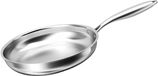 Cheffinger, poêle 28 cm acier inoxydable argent