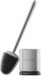 Unyqoos Porte-brosse WC avec support ventilé - Argent