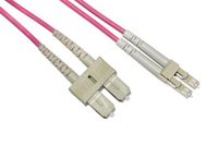 Link Accessori LKLCSC4502 InfiniBand en Glasvezelkabel 2 m LC SC Paars