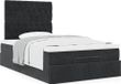 Prolenta Maison Exclusive - Ottomaans bedframe met matrassen, donkergroen, 120x190 cm, fluweel