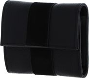 FREDsBRUDER Leren Portemonnee Lazap Flapover Wallet Black Zwart