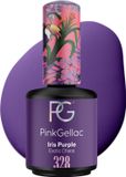 Pink Gellac Gellak - 328 Iris Purple 15ml - Glanzend Paarse Gel Nagellak