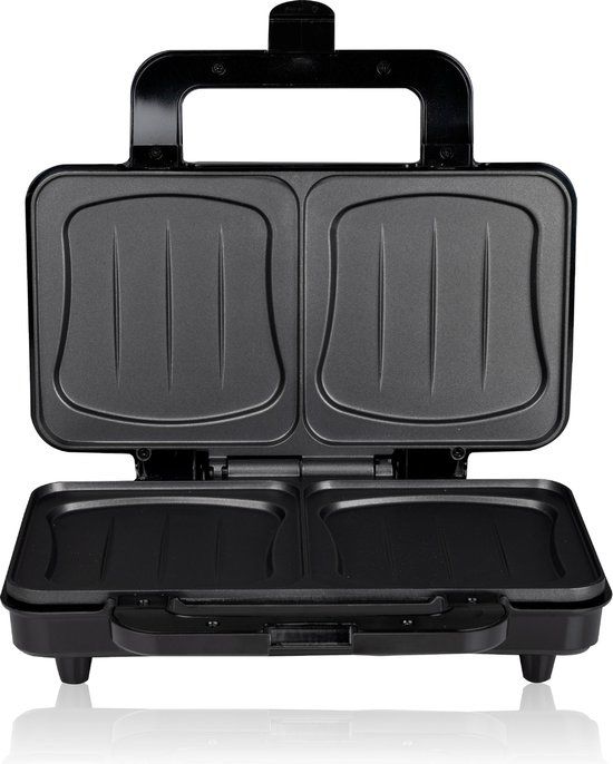 Alpina Tosti-Apparaat - XL - 900W - RVS/Zwart - Anti-Aanbak