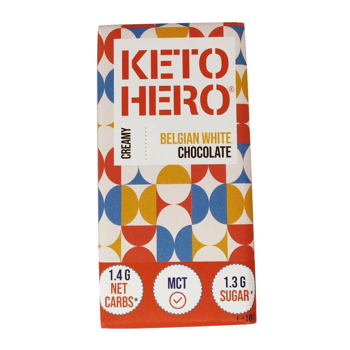 keto hero Belgische witte chocolade 100gr