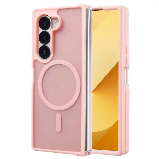 imoshion Color Guard Backcover met MagSafe voor de Samsung Galaxy Z Fold 6 - Lichtroze