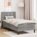Maison Exclusive Lit bébé exclusif avec matelas, gris clair, 90 x 190 cm, revêtement en velours