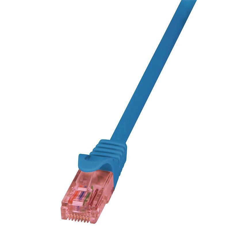 LogiLink RJ45 Netwerk Aansluitkabel CAT 6A S/FTP 3 m Grijs Vlambestendig Snagless