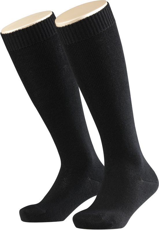 Falke Comfort Wool Kinder Kniekous 11488 - 31-34 - Grijs