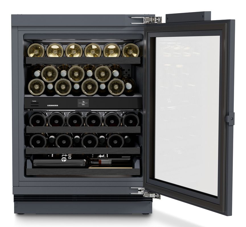 Liebherr UWpri 3762 Vinidor Selection - Thermo-elektrische wijnkoeler - Onderbouw - Zwart - 38 flessen