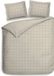 Heckettlane Dekbedovertrek Diamante - Lits-Jumeaux - 240x200/220 cm - Katoen-Satijn - Natural