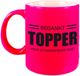 Bellatio Decorations Shoppartners Bv Collega cadeau mok / beker bedankt topper voor je fantastische inzet - neon roze - werknemer cadeau - afscheid/pensioen