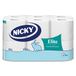 Nicky Elite 3-laags toiletpapier, 12 rollen
