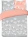 VISION home VISION Ginko Dekbedovertrekset Kingsize 260x240cm Antraciet/Grijs 100% Katoen