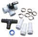 Bypass set piscine - van 3-wegklep - 32/38 mm - Zonneverwarming en warmtepomp