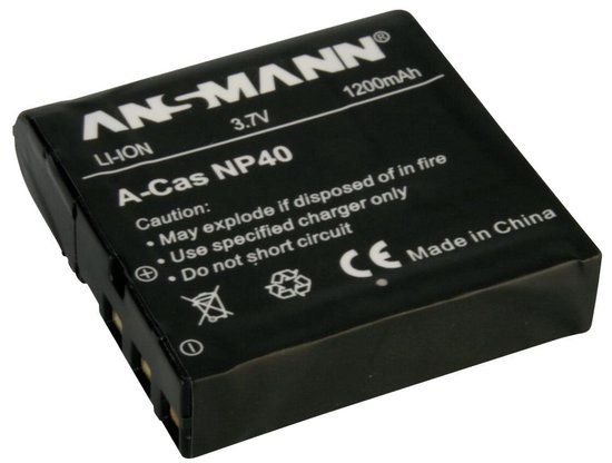 Ansmann A-Cas NP-40 Lithium-Ion (Li-Ion) 1200mAh 3.7V Camera Battery