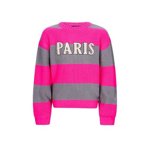 Retour Jeans trui roze grof gebreid