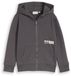 TOM TAILOR Sweatvest donkergrijs / groen / petrol / donkeroranje