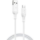 Lito Câble de données et de charge USB-A - USB-C Lito LD06T, 18W, 1m, Blanc