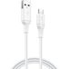 Lito Câble de données et de charge USB-A - USB-C Lito LD06T, 18W, 1m, Blanc