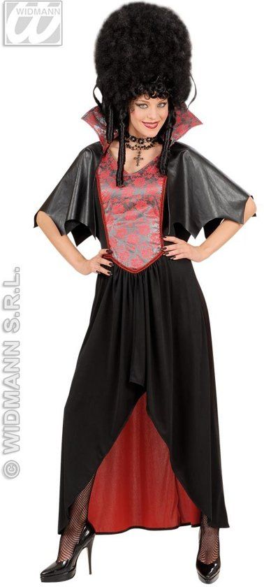Widmann Vampier & Dracula Kostuum Rococo Vampier Dame Kostuum Vrouw Medium Halloween Verkleedkleding