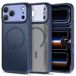 Tech-Protect Coque hybride iPhone 18 Pro/17 Pro MagPrime MagSafe CC - Bleu mat