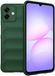 Techsuit Hoesje geschikt voor Samsung Galaxy A07 4G - Magic Shield Silicone Back Cover - Groen